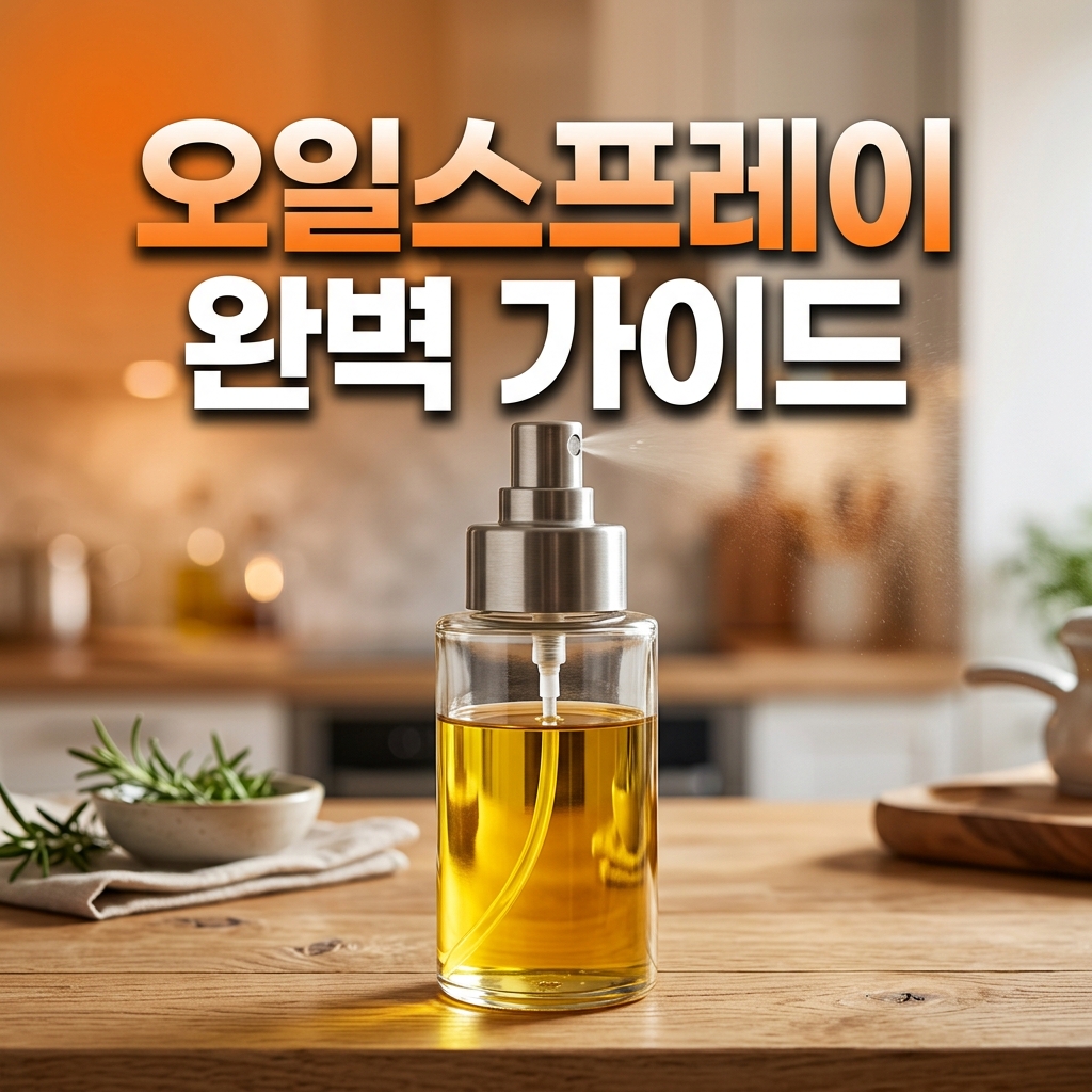 오일스프레이 고르는법 에어프라이어 주방