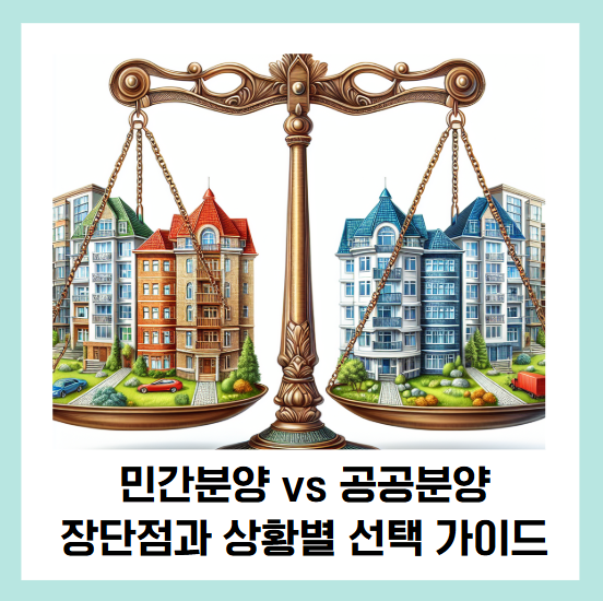 민간분양 vs 공공분양