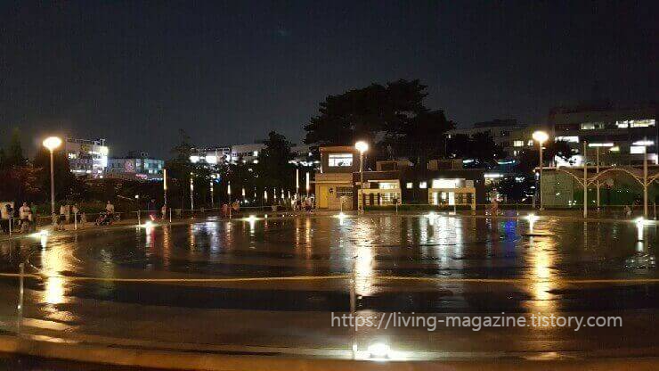 동탄 음악분수쇼 볼 수 있는 공원