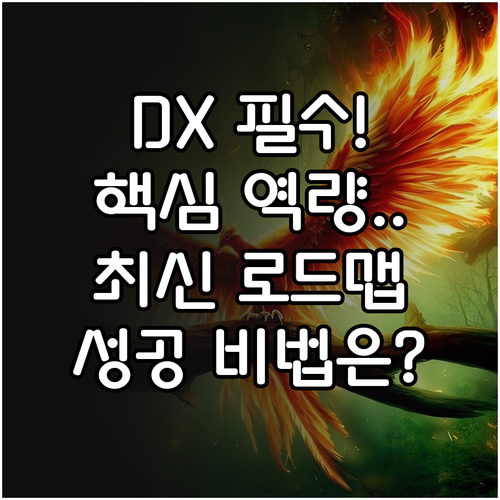 DX 전략 명확한 목표 설정 진단 핵..