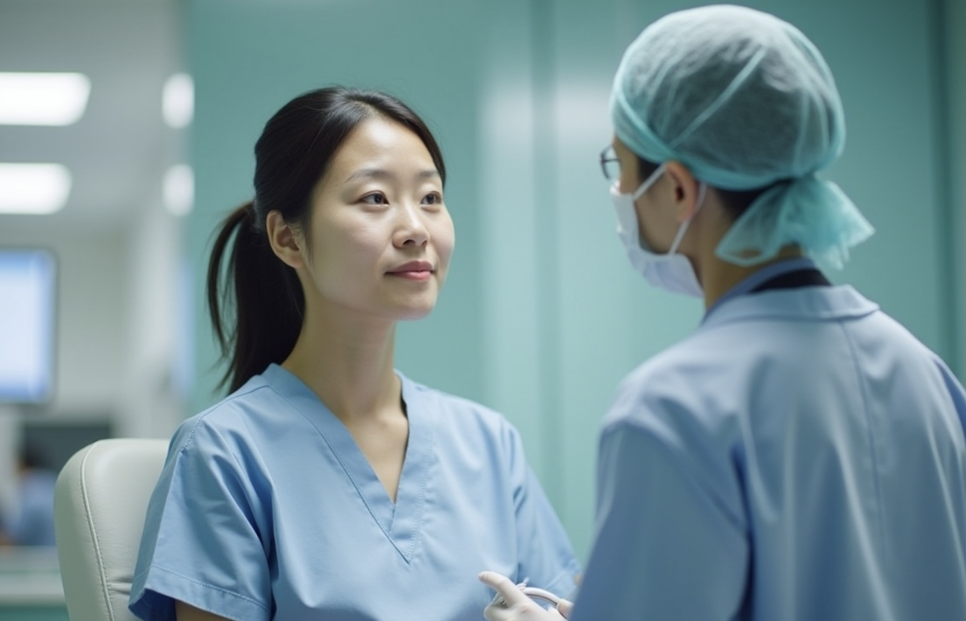 의사가 환자를 진료하는 모습