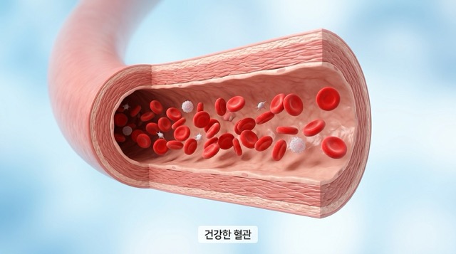 혈관 단면 일러스트