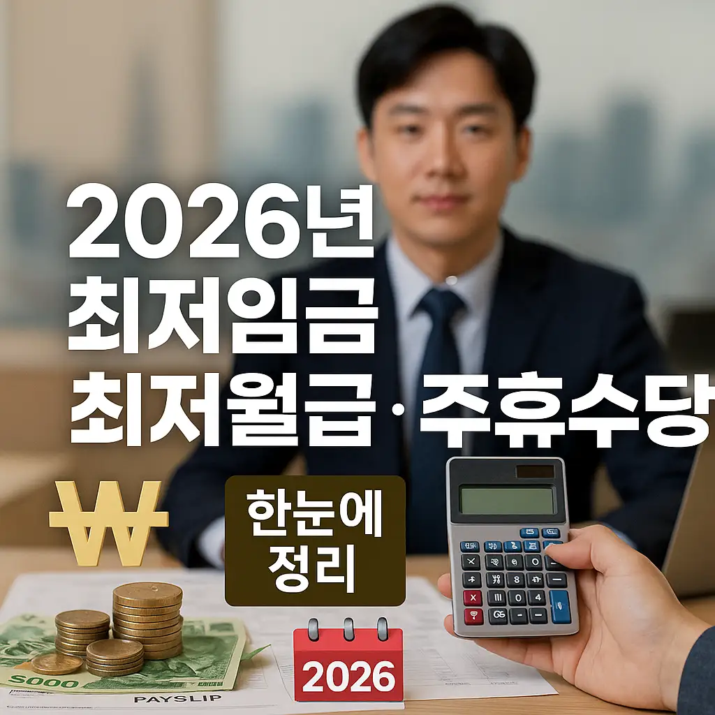 2026년 최저임금 10,320원 확정 내용