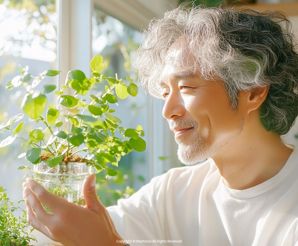 초록빛 자연과 함께 눈피로감 해소