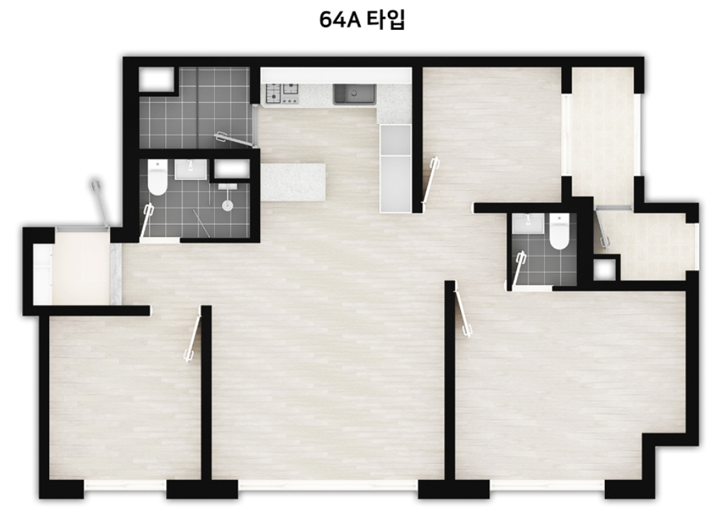 의정부 리버카운티 평면도