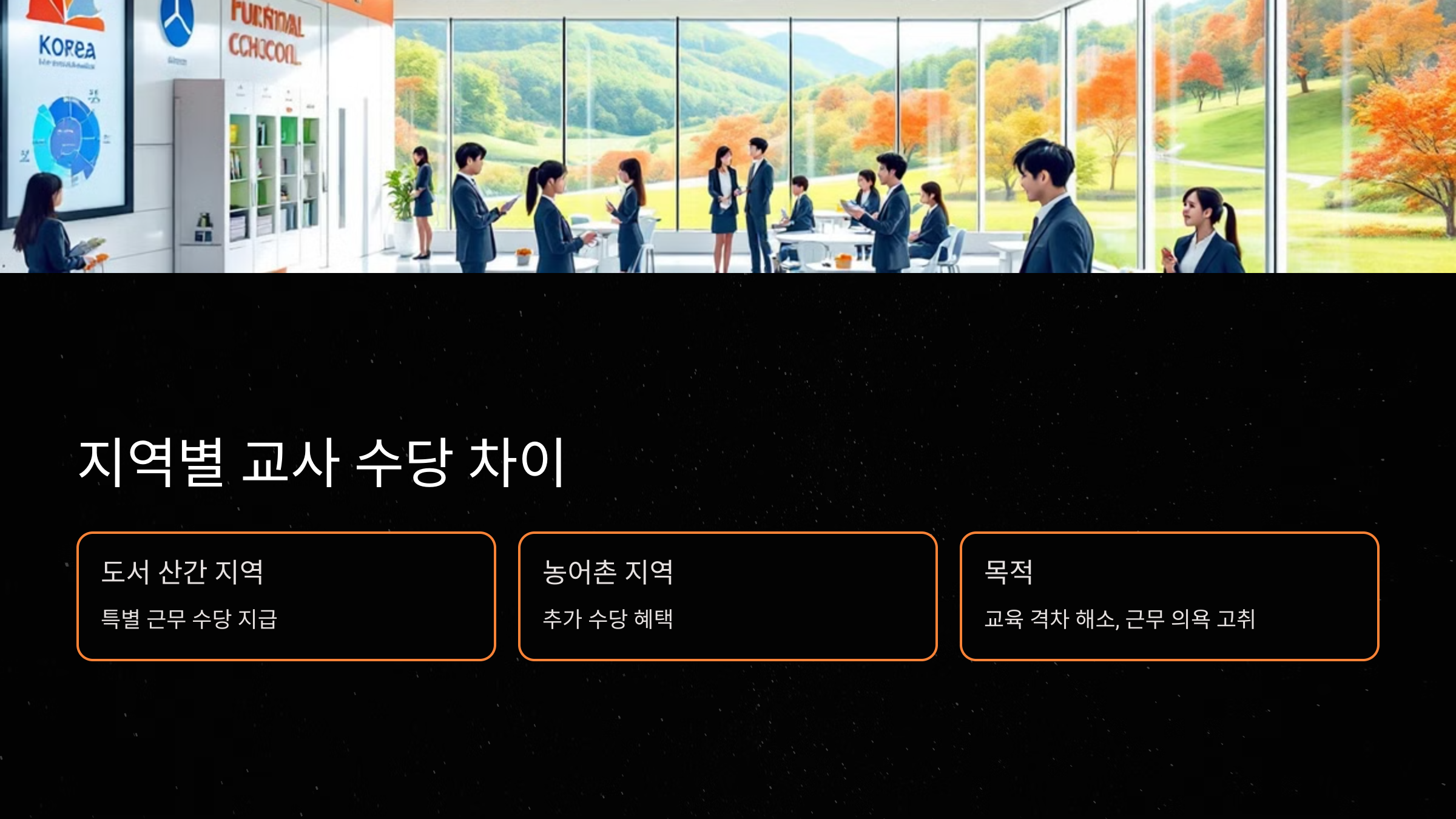 지역별 교사 수당 차이