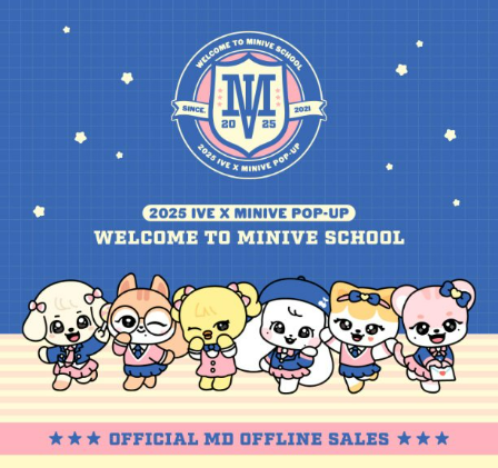 아이브 x MINIVE POP-UP STORE 'MINIVE SCHOOL' in SEOUL MD 리스트 미니브
