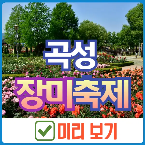 곡성 장미축제