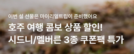 2월 마이리얼트립 결제 할인쿠폰 혜택 모두 정리