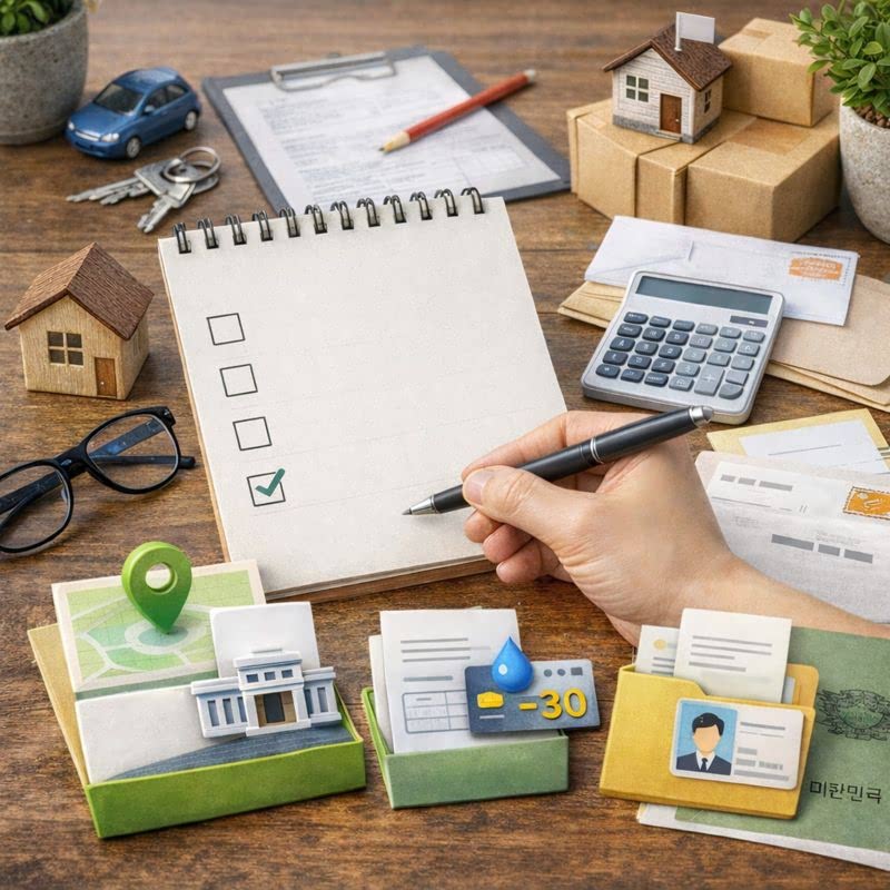 이사 후 가장 먼저 해야 할 행정 처리 순서