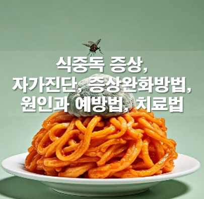 식중독 증상, 자가진단, 증상완화방법, 원인과 예방법, 치료법
