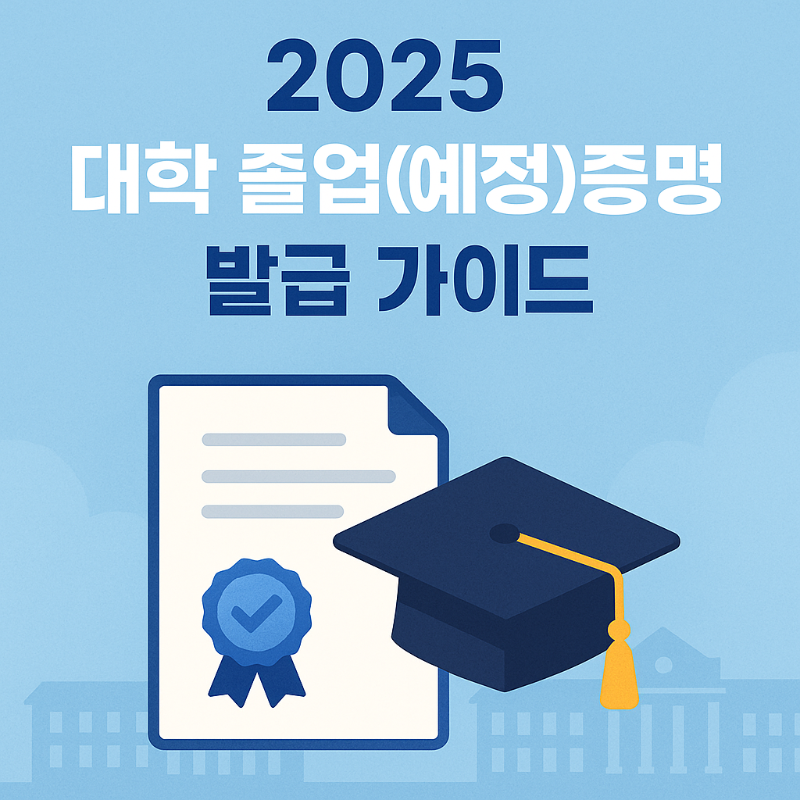 2025 대학(교) 졸업(예정)증명서 발급 완벽 가이드 &mdash; 인터넷&middot;방문&middot;FAX&middot;민원우편 한 번에 정리 썸네일