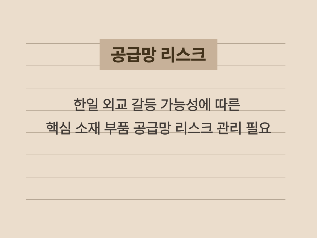 한일 관계 변화가 공급망에 미치는 영향과 대응 방안 정리 이미지