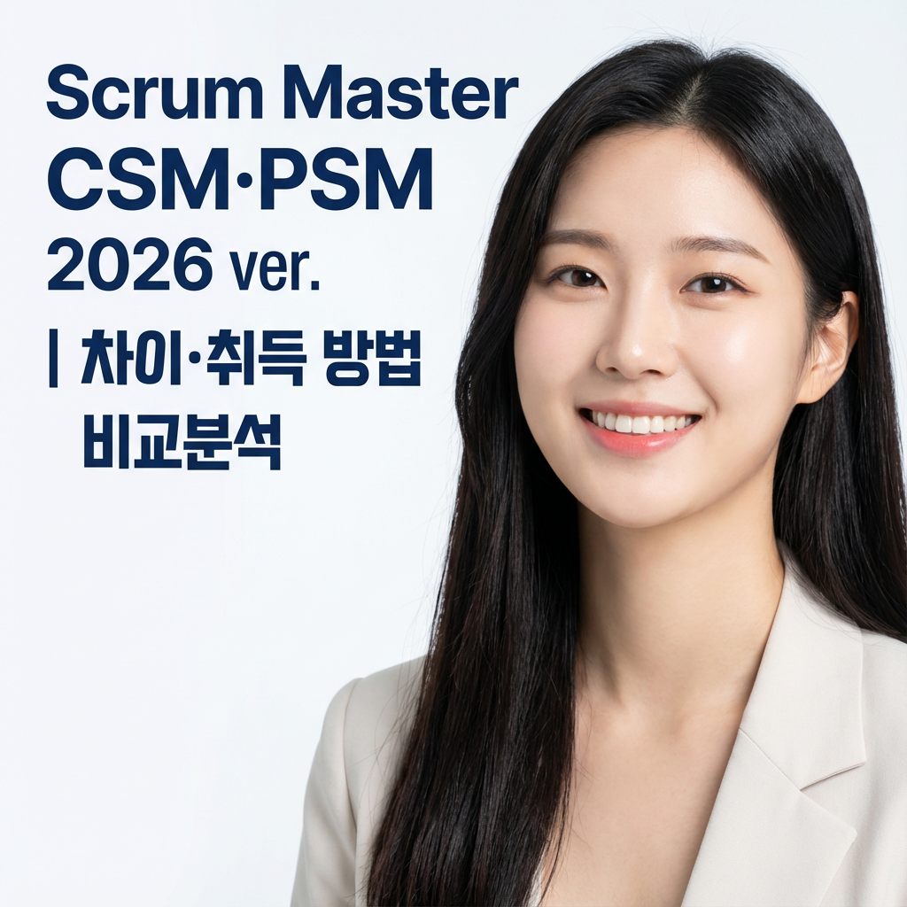 Scrum Master CSM&middot;PSM 2026 ver. ｜ 차이&middot;취득 방법 비교분석