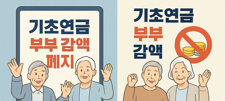 65세이상 기초연금 부부 감액 폐지