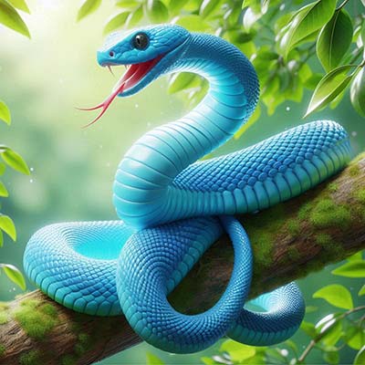 을사년 푸른뱀 이미지