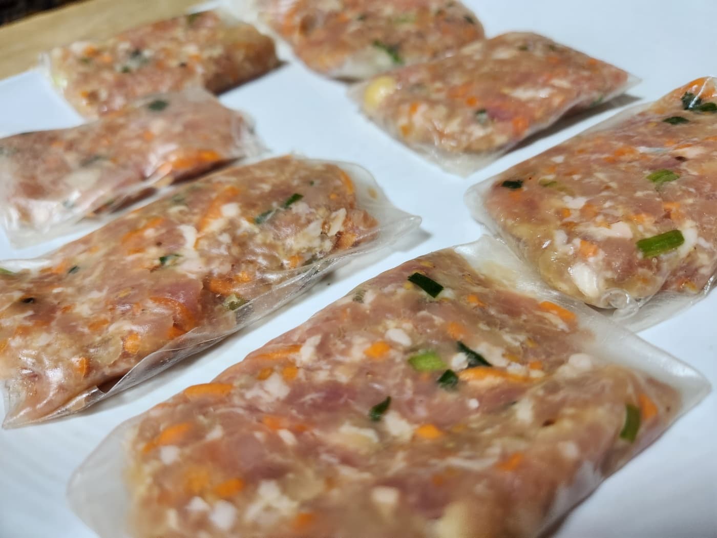 라이스페이퍼사각고기만두간단요리