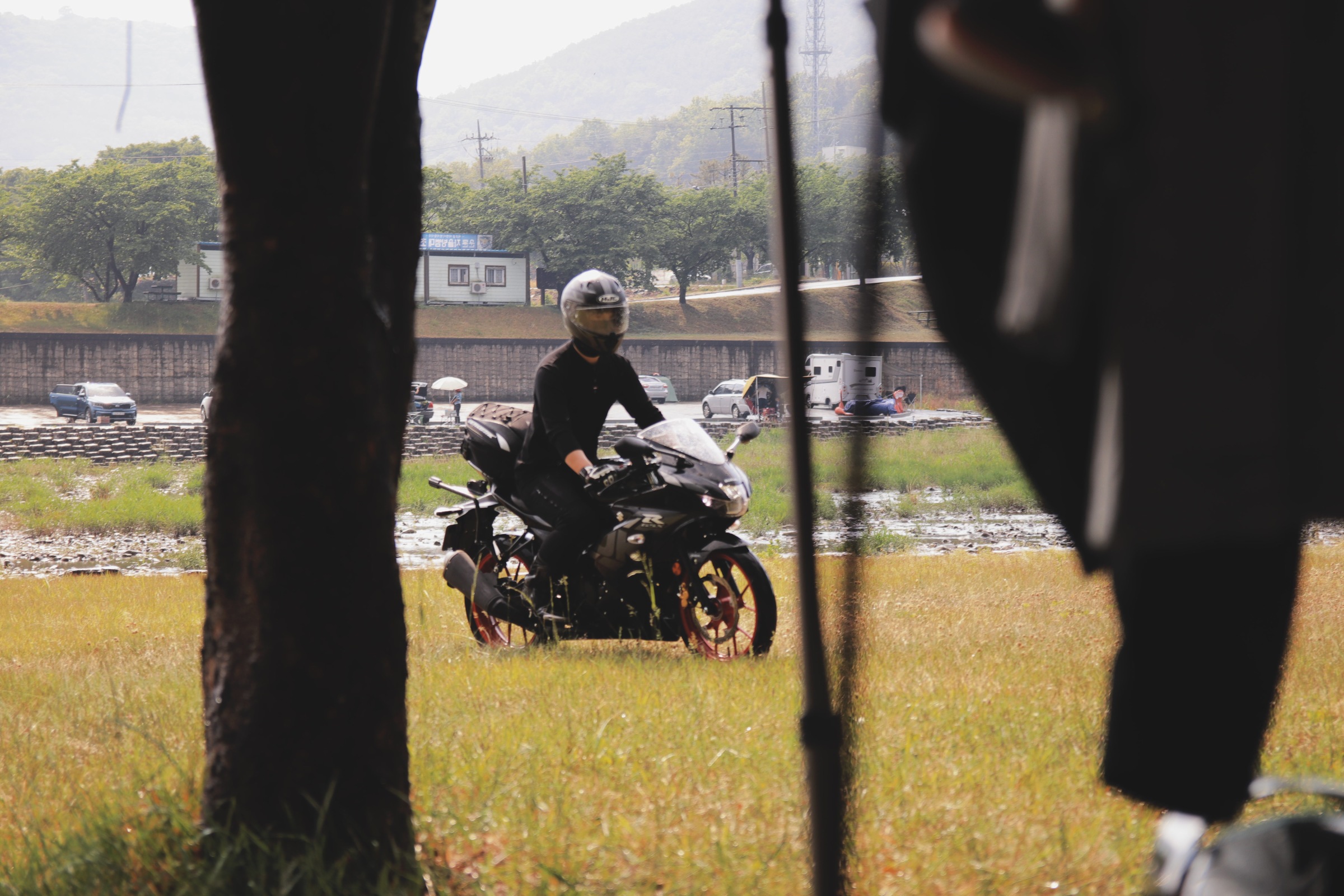 비 뚫고 다닌 R125