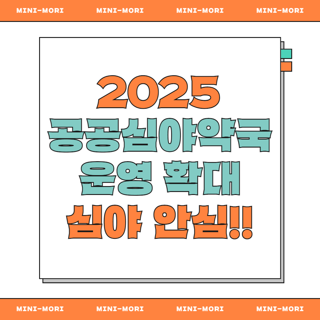 '공공심야약국 확대