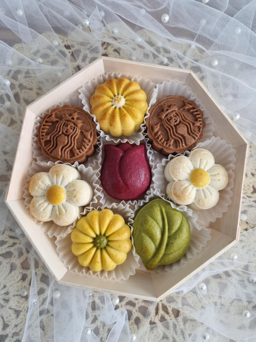 오색쌀월병 8구 포장