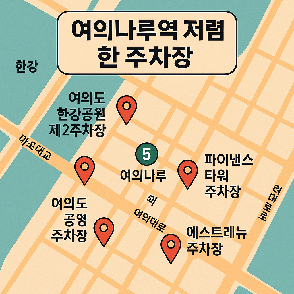 여의나루역 주차장