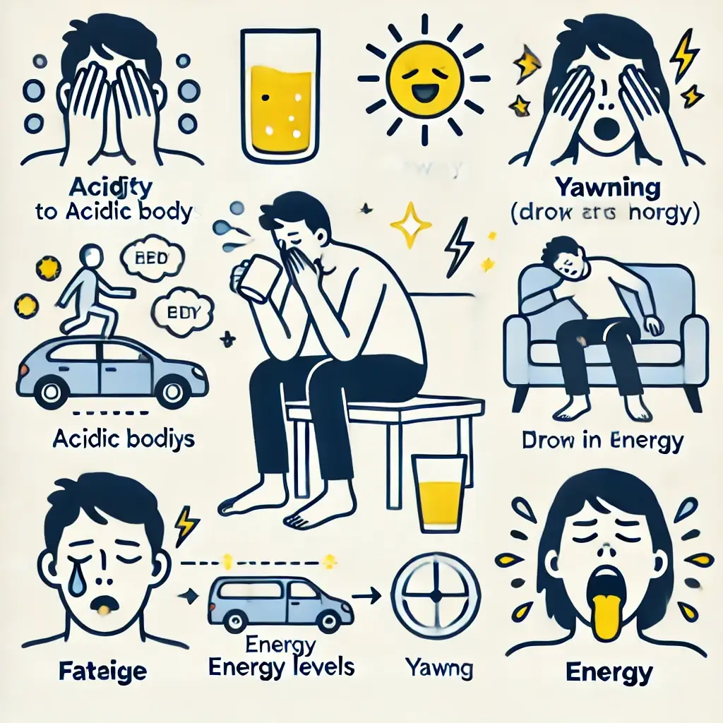 우리몸의 산성화 증상 알칼리성 음식들