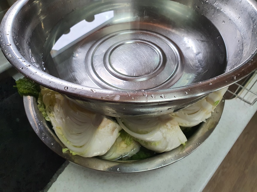 여름배추김치 담그기