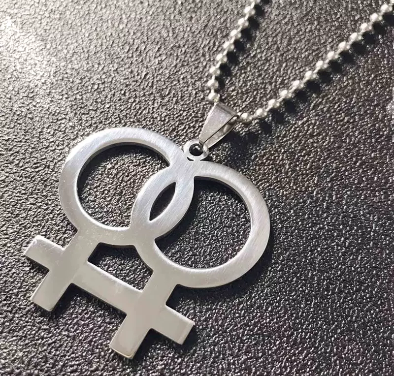 레즈비언 심볼 팬던트