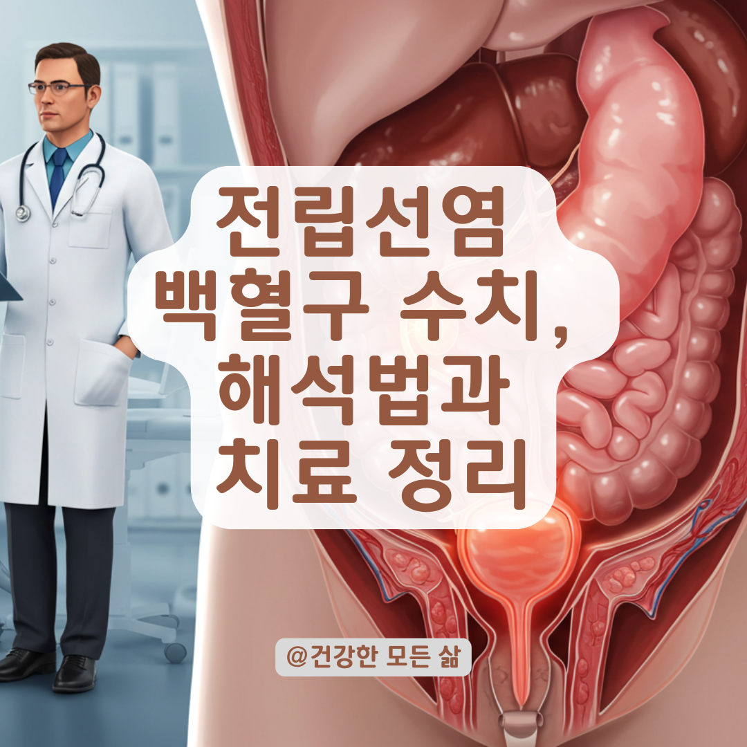 비뇨기과 전문의가 말하는 전립선염 백혈구 수치 해석법 정리. 📊