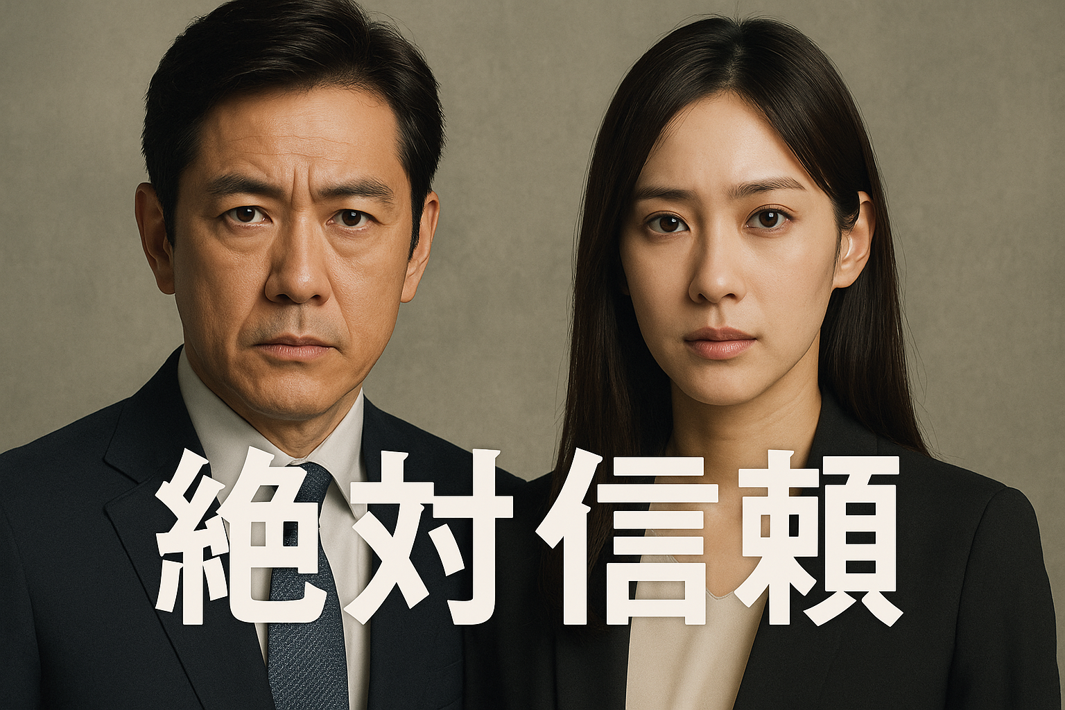 일본 드라마 절대적 신뢰 이미지