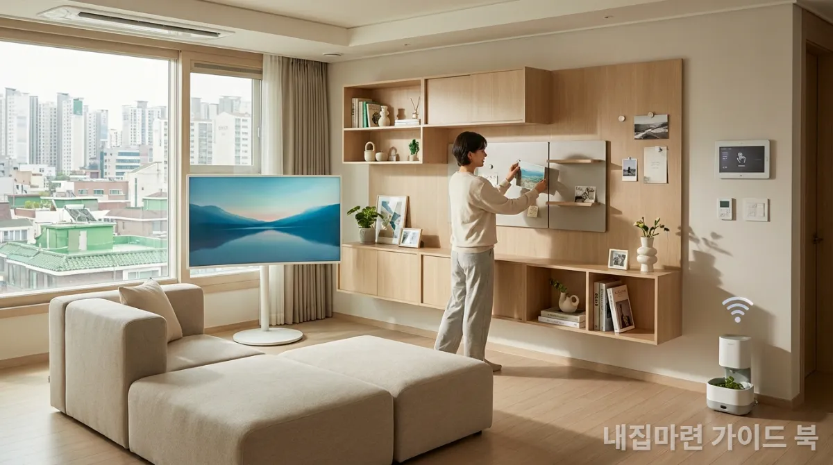 개인의 라이프스타일에 맞춰 유연하게 변화하는 미래 한국 아파트 공간
