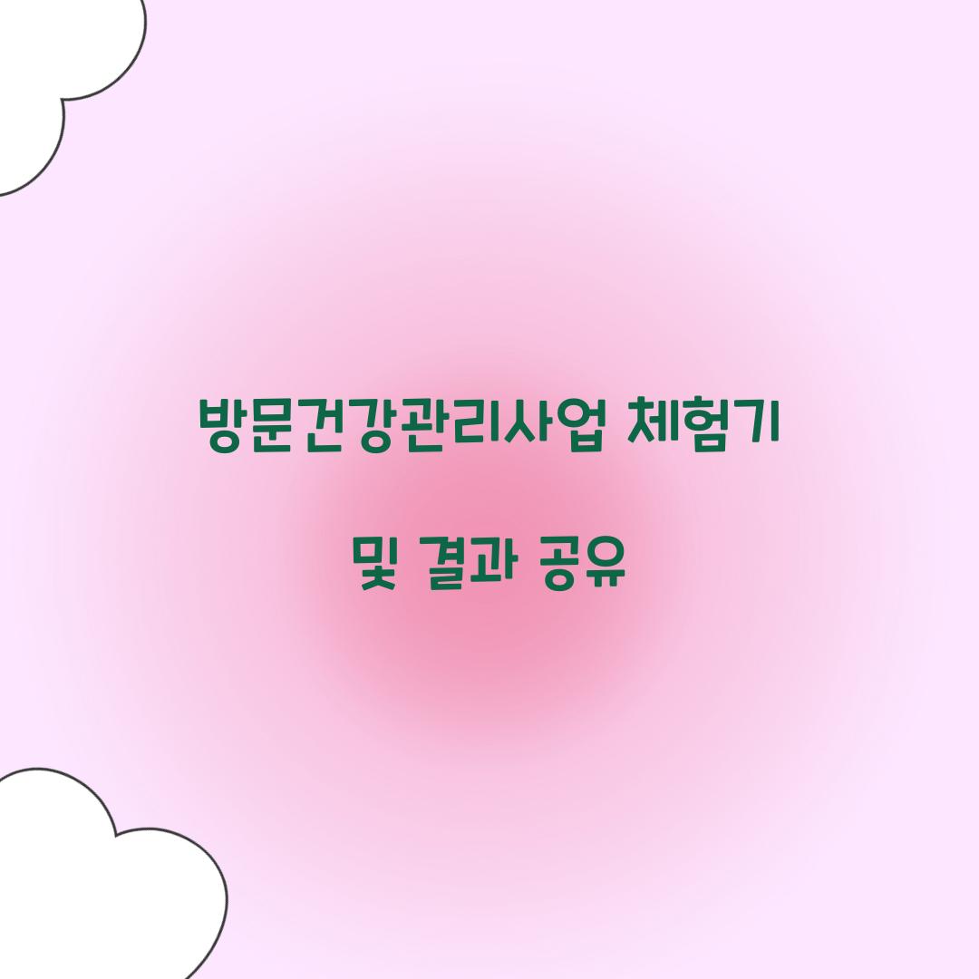 방문건강관리사업