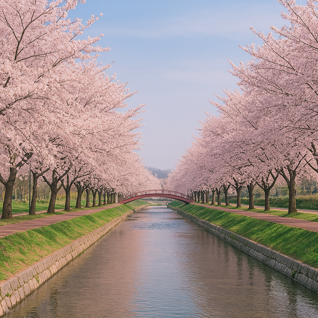 전주천 벚꽃 이미지 1