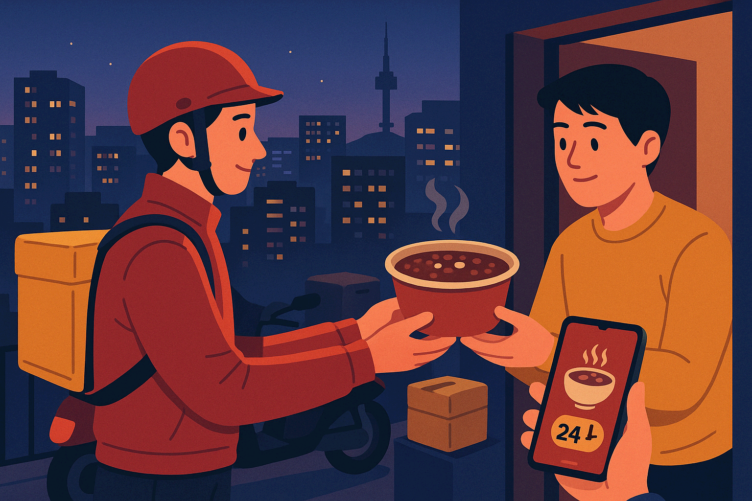 서울 동지 팥죽 24시 배달, 오늘 밤 집에서 따끈하게 먹는 법