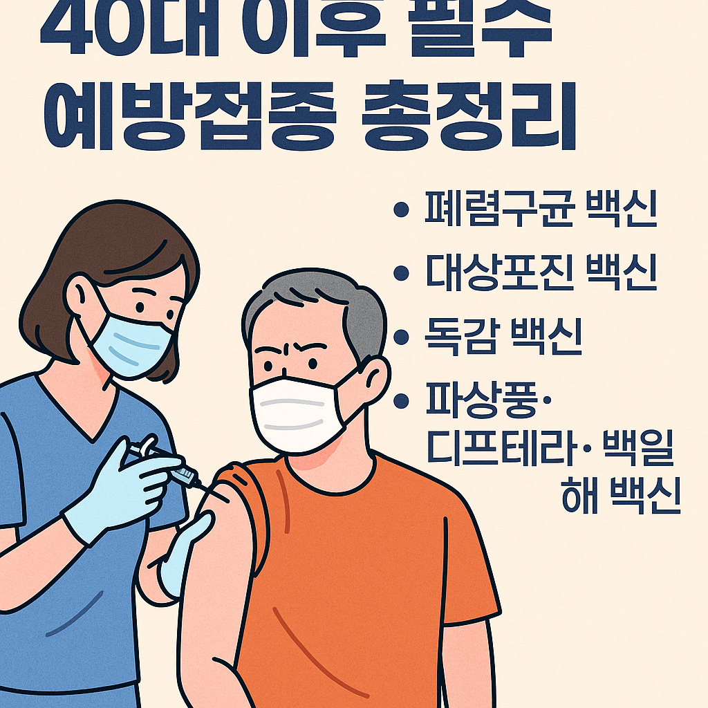 예방접종 총정리