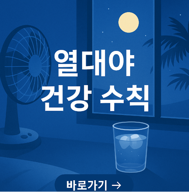 열대야를 이겨내는 건강수칙