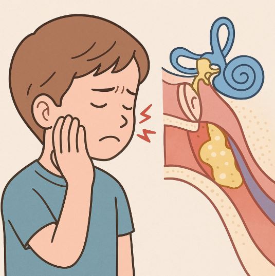 중이염 관련 이미지