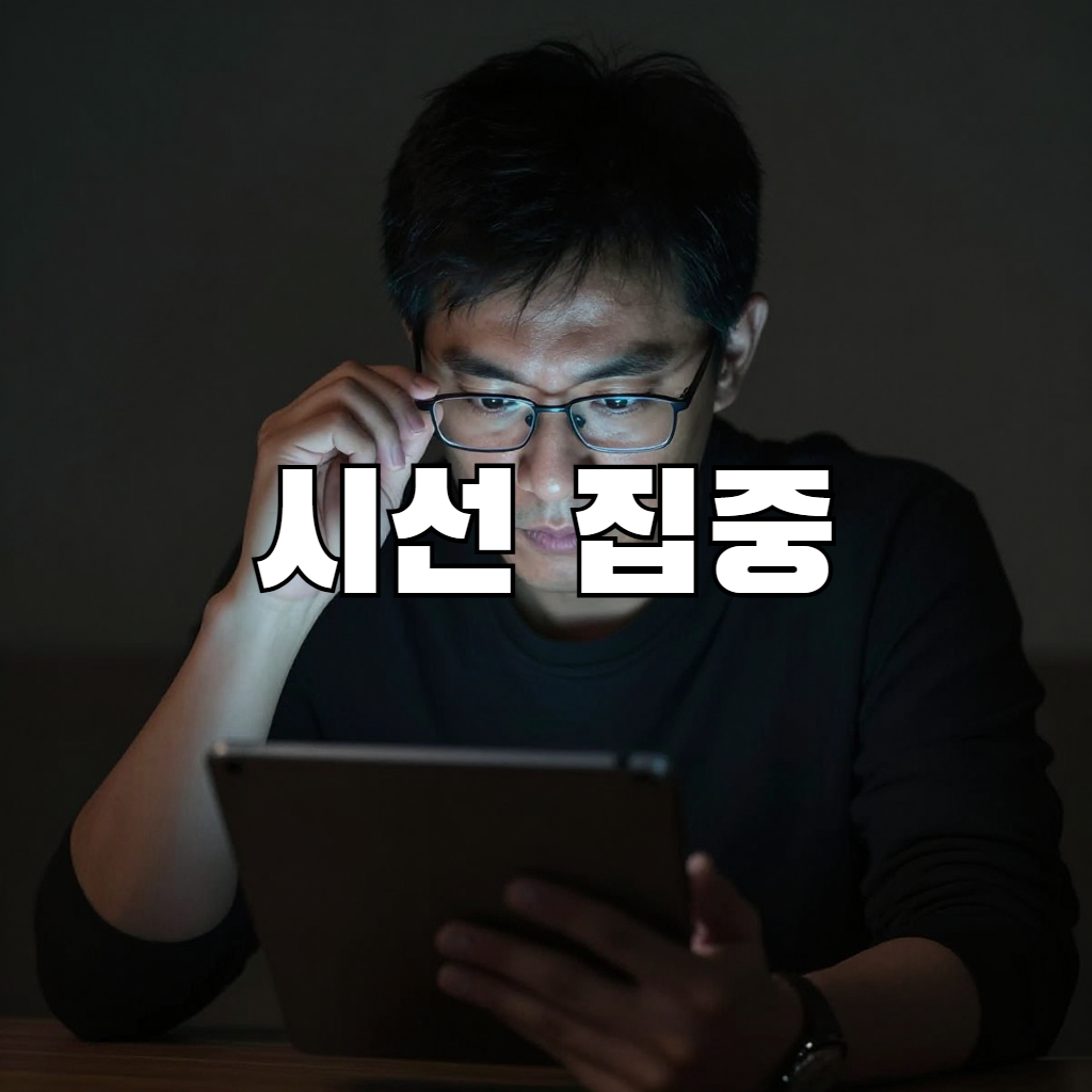 시선 집중