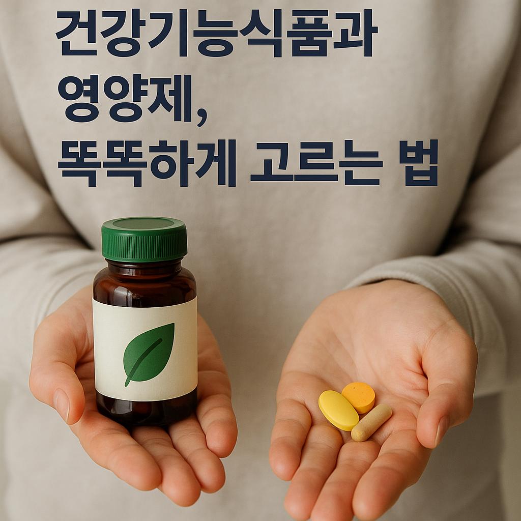 건강기능식품과 영양제, 똑똑하게 고르는 법: 전문가가 추천하는 2025년 선택 가이드