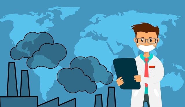 지구 온난화를 연구하는 사람 사진입니다.