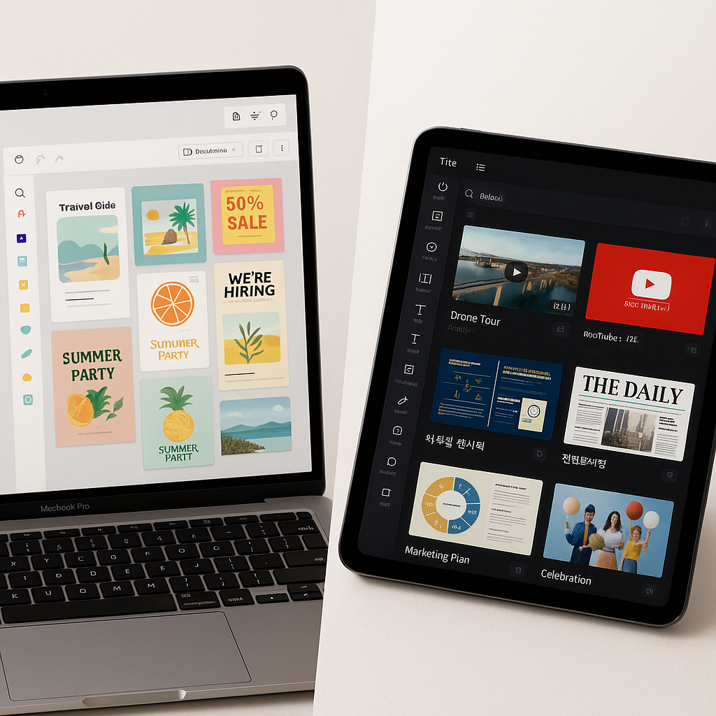 미리캔버스와 망고보드 차이