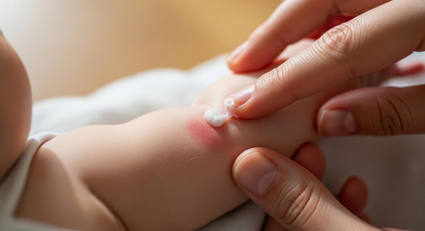 아기 피부 트러블 연고