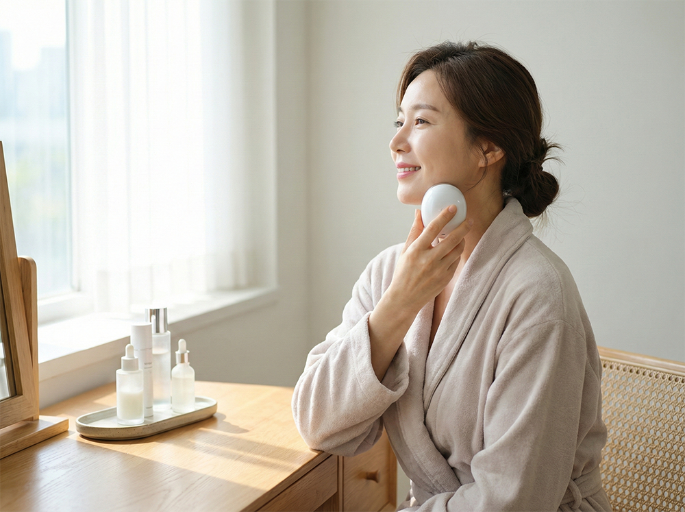 LDM, 물방울초음파, 홈케어루틴, 홈뷰티디바이스, 피부보습기기