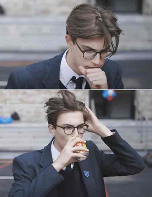 해외 너드남 남자 이미지