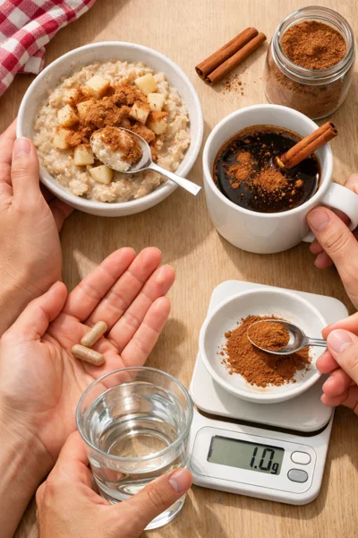 계피가루 하루 섭취량 예시