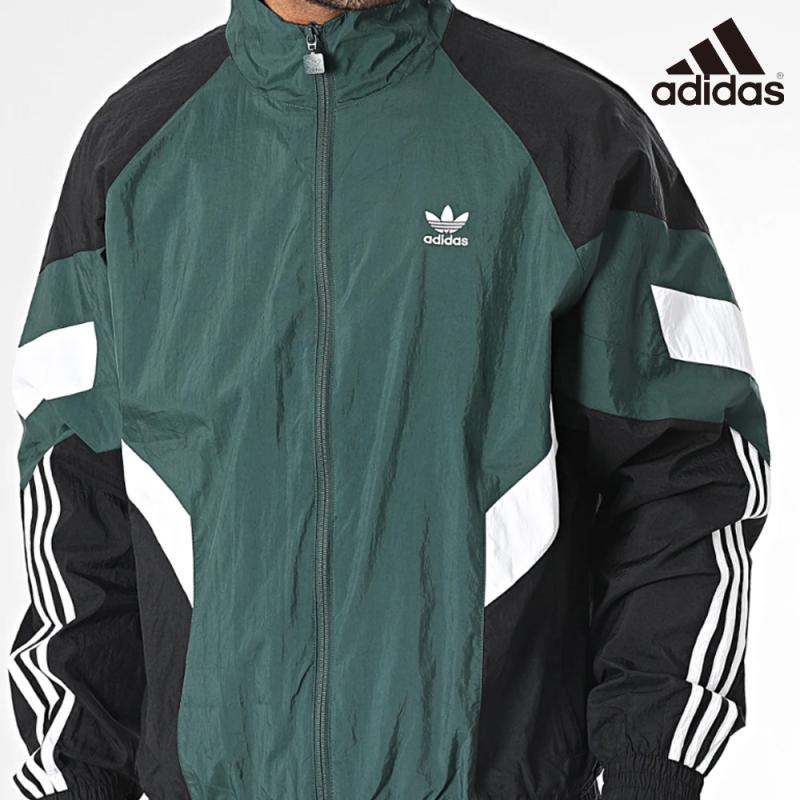 아디다스 바람막이 리카이브 우븐 트랙 자켓 바람막이 그린 HK7321