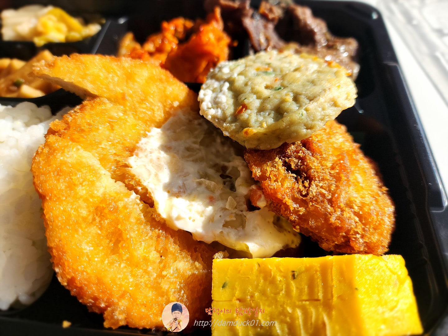 11가지 찬 많은 도시락