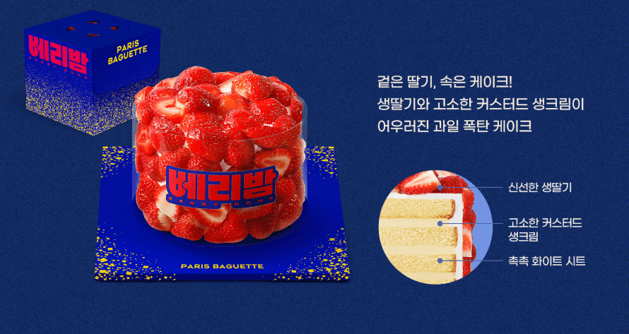 파리바게트 크리스마스 케이크 사전예약 방법 베리밤 케이크 종류