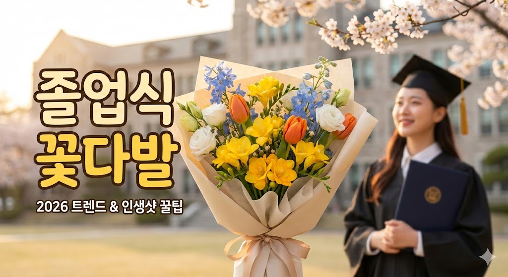 졸업식 꽃다발