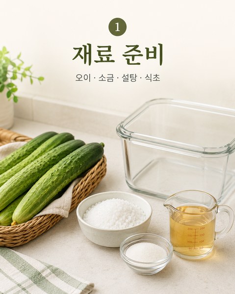 오이지 담그는 방법